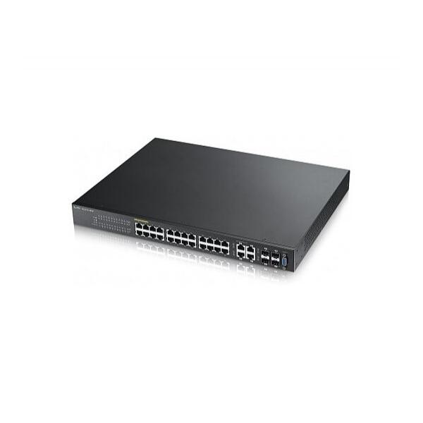 Коммутатор ZyXEL GS2210-24HP 24-PoE Управляемый 28-ports, GS2210-24HP-EU0101F