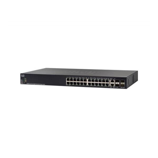 Коммутатор Cisco SG350X-24 Управляемый 28-ports, SG350X-24-K9-EU