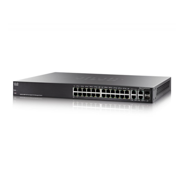 Коммутатор Cisco SG300-28MP 24-PoE Управляемый 28-ports, SG300-28MP-K9-EU