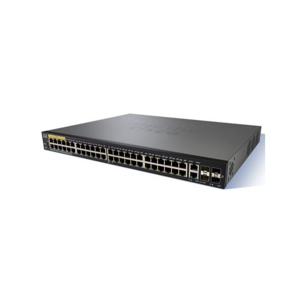 Коммутатор Cisco SF350-48MP 48-PoE Управляемый 52-ports, SF350-48MP-K9-EU