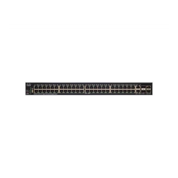 Коммутатор Cisco SG350X-48MP 48-PoE Управляемый 52-ports, SG350X-48MP-K9-EU