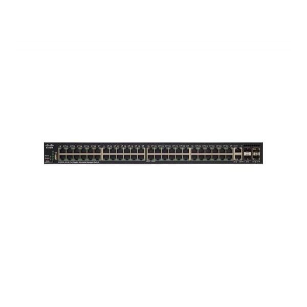 Коммутатор Cisco SG350X-48P 48-PoE Управляемый 52-ports, SG350X-48P-K9-EU