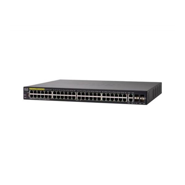 Коммутатор Cisco SG350-52MP 48-PoE Управляемый 52-ports, SG350-52MP-K9-EU