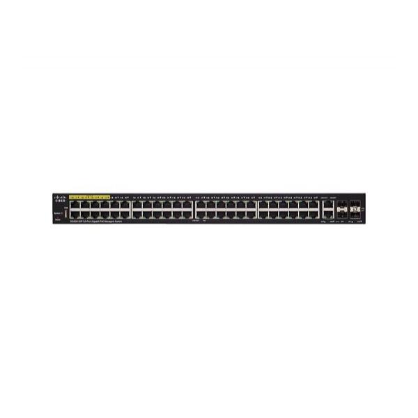 Коммутатор Cisco SG350-52P 48-PoE Управляемый 52-ports, SG350-52P-K9-EU