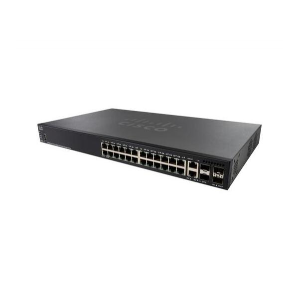 Коммутатор Cisco SG550X-24MP 24-PoE Управляемый 28-ports, SG550X-24MP-K9-EU