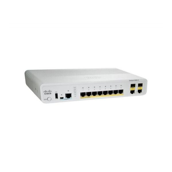 Коммутатор Cisco WS-C2960C-8PC-L 8-PoE Управляемый 10-ports, WS-C2960C-8PC-L