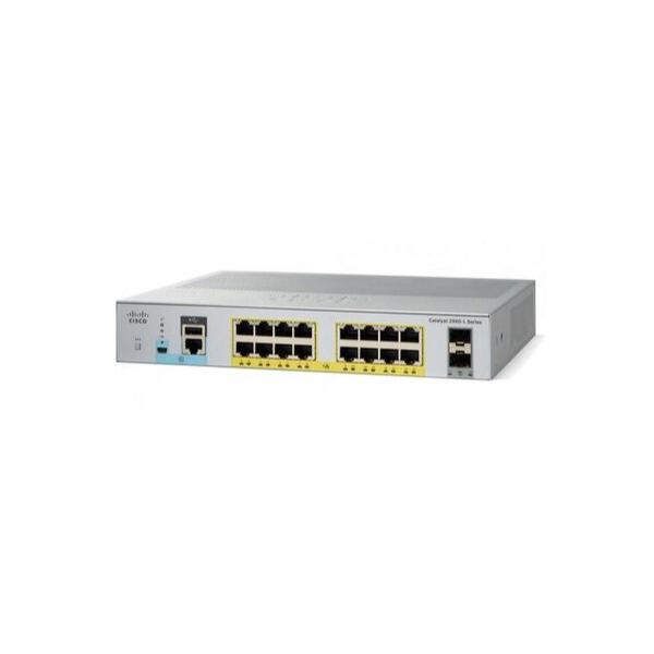 Коммутатор Cisco C2960L-16PS-LL 16-PoE Управляемый 18-ports, WS-C2960L-16PS-LL