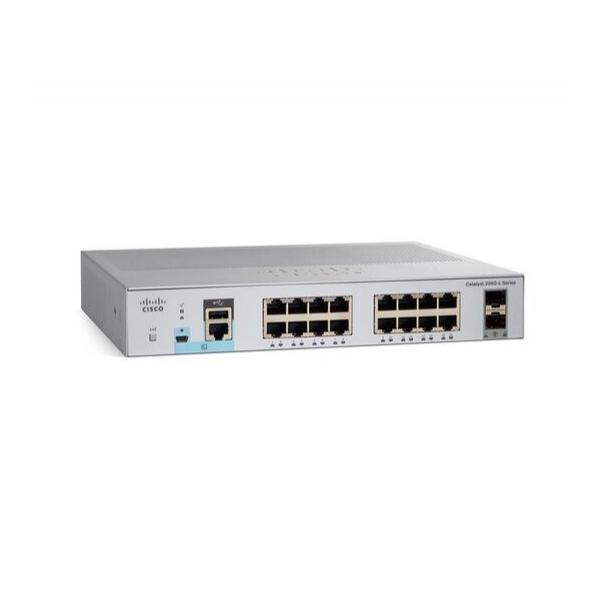 Коммутатор Cisco C2960L-16TS-LL Управляемый 18-ports, WS-C2960L-16TS-LL