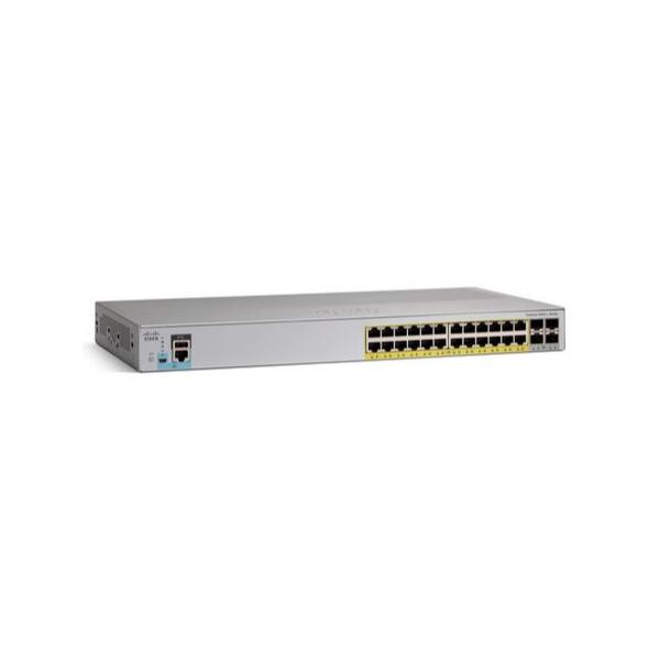 Коммутатор Cisco C2960L-24PQ-LL 24-PoE Управляемый 28-ports, WS-C2960L-24PQ-LL