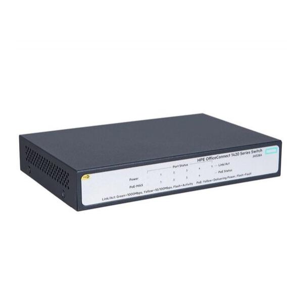 Коммутатор HPE OfficeConnect 1420 5 x 1Гб порты PoE+ (32W) Switch JH328A