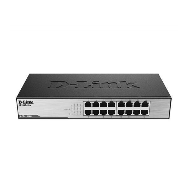 D-Link DES-1016D - неуправляемый коммутатор с 16 портами 10/100Base-TX