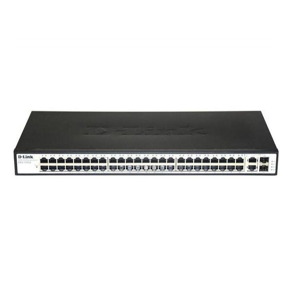 D-Link DES-1050G - неуправляемый коммутатор с 48 портами 10/100Base-TX + 2 портами 10/100/1000Base-T