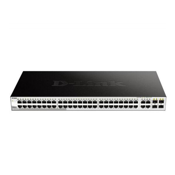 DGS-1210-52/F1A Настраиваемый коммутатор WebSmart с 48 портами 10/100/1000Base-T и 4 комбо-портами 100/1000Base-T/SFP