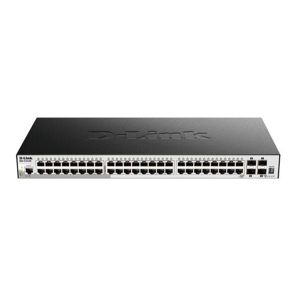 Коммутатор D-Link DGS-1510-52X стекируемый гигабитный SmartPro с 48 портами 10/100/1000Base-T 4 портами 10G SFP+