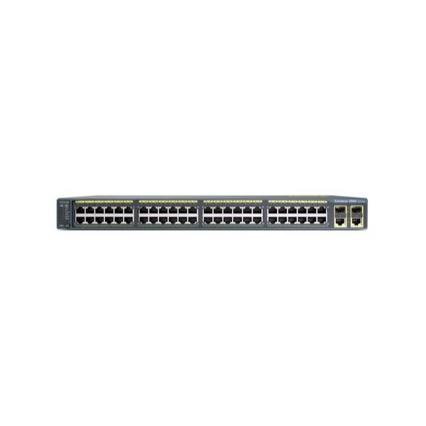 Коммутатор Cisco C2960+48PST-L 24-PoE Управляемый 52-ports, WS-C2960+48PST-L