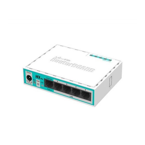 Маршрутизатор Mikrotik hEX lite, RB750r2