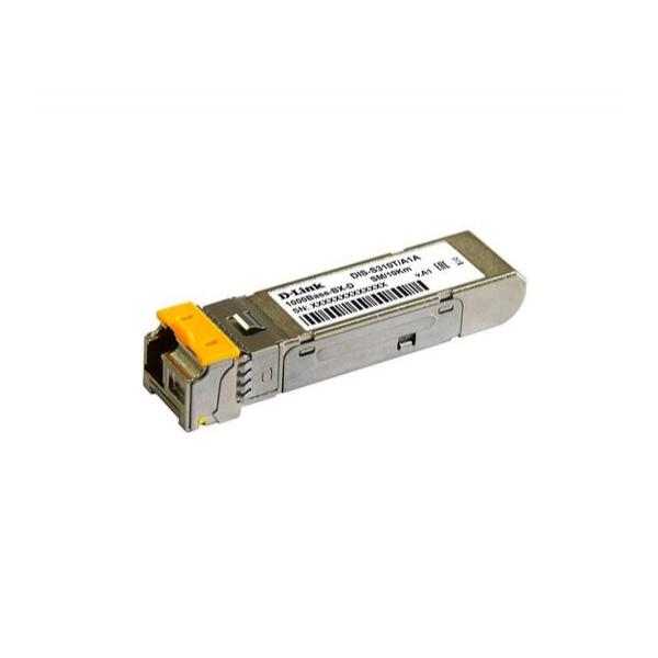 Промышленный WDM SFP-трансивер D-Link S310T/10KM/A1A с 1 портом 1000Base-BX-D (Tx:1550 нм, Rx:1310 нм) для одномодового оптического кабеля (до 10 км)