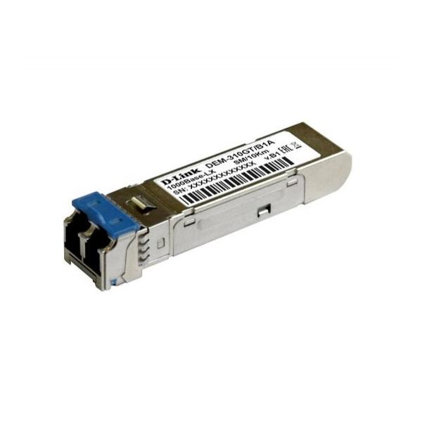 Модуль D-Link 310GT, Модуль SFP с 1 портом 1000Base-LX для одномодового оптического кабеля (до 10 км)