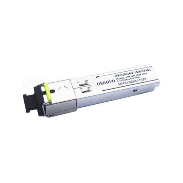 Оптический SFP Модуль промышленный OSNOVO SFP-S1SC18-F-1550-1310-I