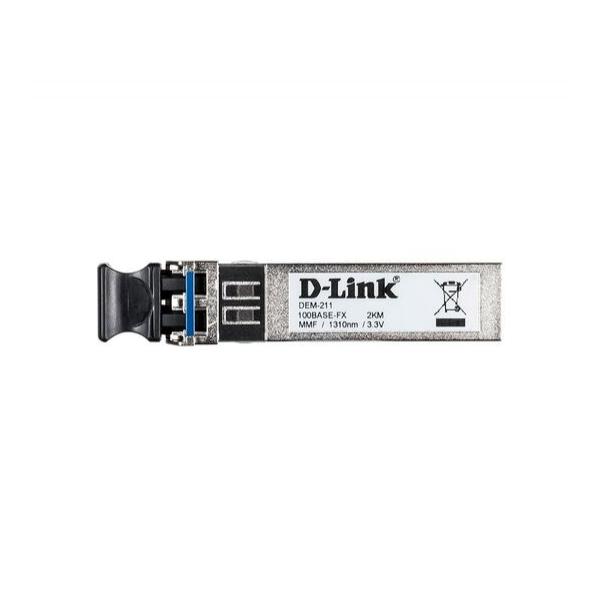 Трансивер D-Link SFP 100Base-FX Многомодовый, DEM-211