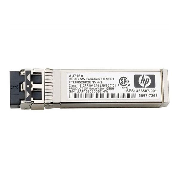 Трансивер HP Enterprise SFP+ Fibre Channel 8 Гбит/с , AJ716B