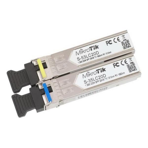 Трансивер Mikrotik SFP Одномодовый (2шт), S-3553LC20D