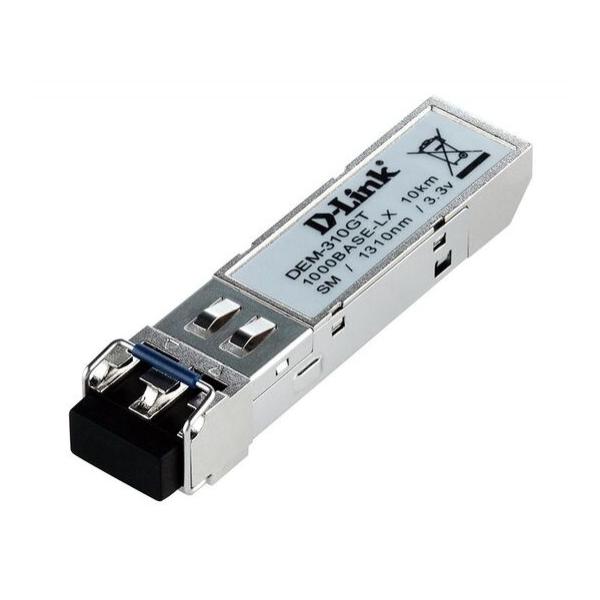 DEM-310GT SFP-трансивер с 1 портом 1000Base-LX для одномодового оптического кабеля (до 10км)