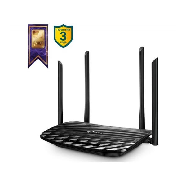 Wi-Fi Роутер TP-LINK Archer C6, двухдиапазонный гигабитный AC1200 MU-MIMO, родительский контроль