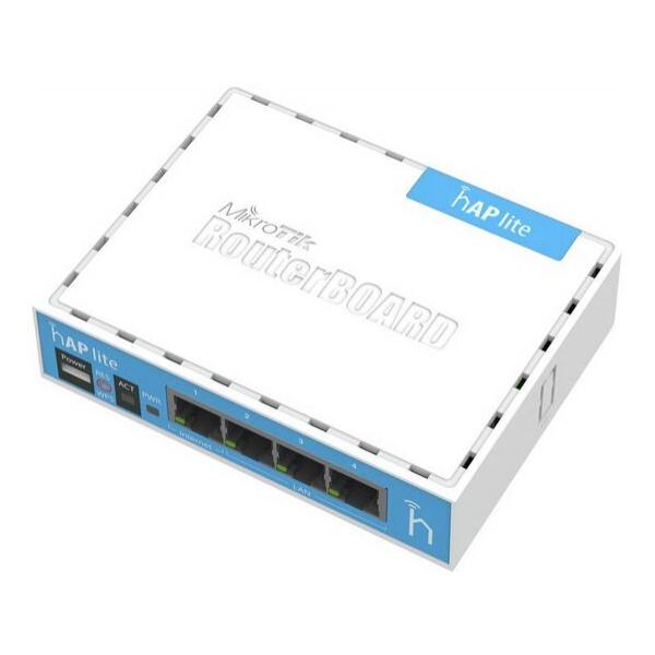 Точка доступа Mikrotik hAP lite 2.4 ГГц, 300Mb/s, RB941-2nD