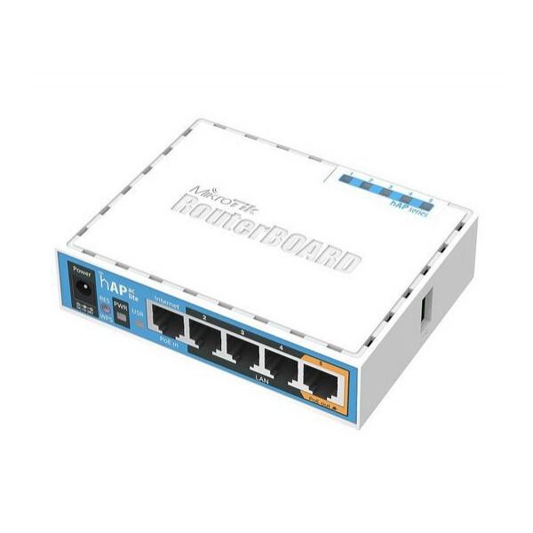 Точка доступа Mikrotik hAP ac lite 2.4/5 ГГц, 433Mb/s, RB952Ui-5ac2nD