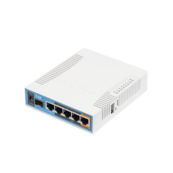 Беспроводной маршрутизатор Mikrotik hAP ac 2.4/5 ГГц, WWAN 150 Мб/с, RB962UiGS-5HacT2HnT