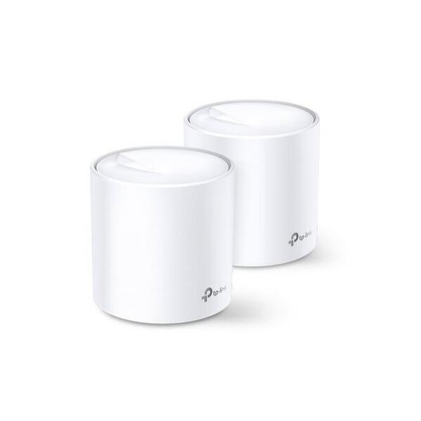 Беспроводной маршрутизатор TP-Link Deco X20 2.4/5 ГГц 1201 Мб/с, Mesh (2-pack), Deco X20(2-pack)