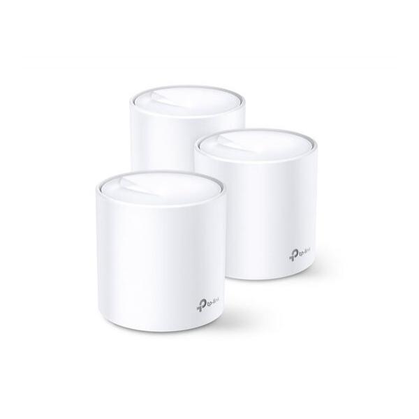 Беспроводной маршрутизатор TP-Link Deco X60 2.4/5 ГГц 2402 Мб/с, Mesh (3-pack), Deco X60(3-pack)