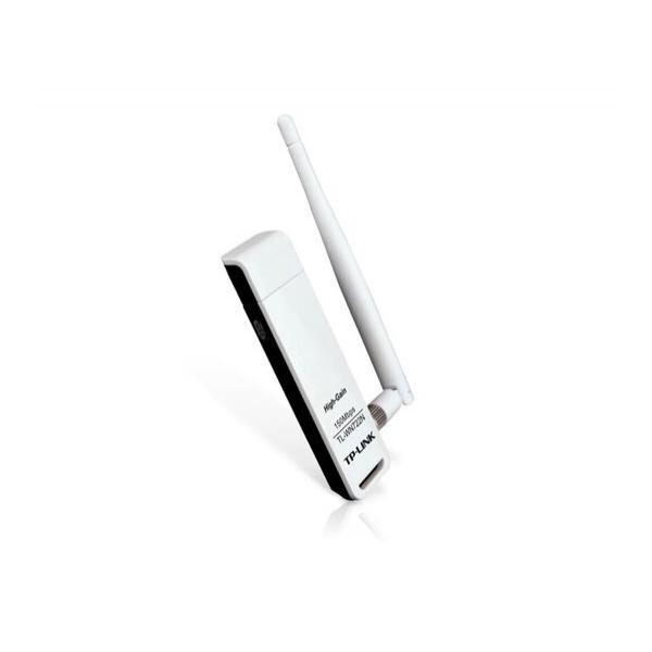 USB адаптер TP-Link IEEE 802.11 b/g/n 2.4 ГГц 150Мб/с USB 2.0, TL-WN722N