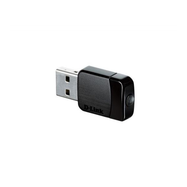 USB адаптер D-Link IEEE 802.11 a/b/g/n/ac 2.4/5 ГГц 433Мб/с USB 2.0, DWA-171/RU/A1B