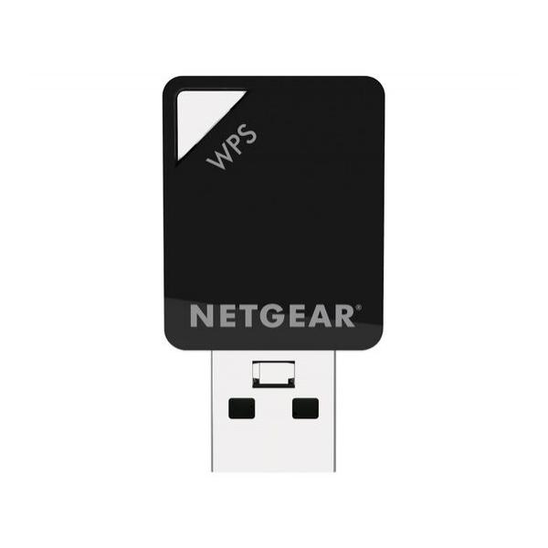 USB адаптер Netgear IEEE 802.11 a/b/g/n/ac 2.4/5 ГГц 433Мб/с USB 2.0, A6100-100PES