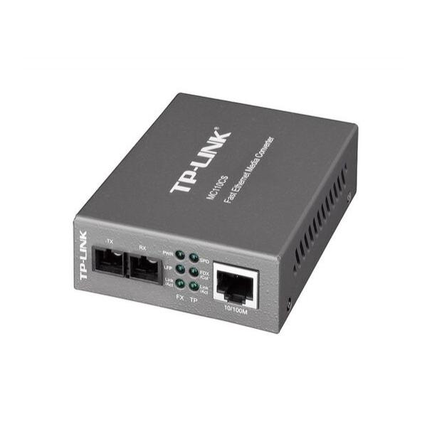 Медиаконвертер TP-Link 100Base-TX-100Base-FX RJ-45-SC, MC110CS