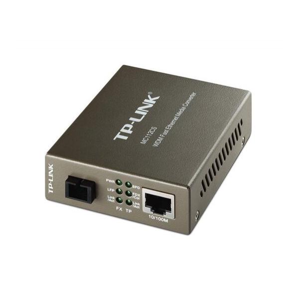 Медиаконвертер TP-Link 100Base-TX-100Base-FX RJ-45-SC, MC112CS