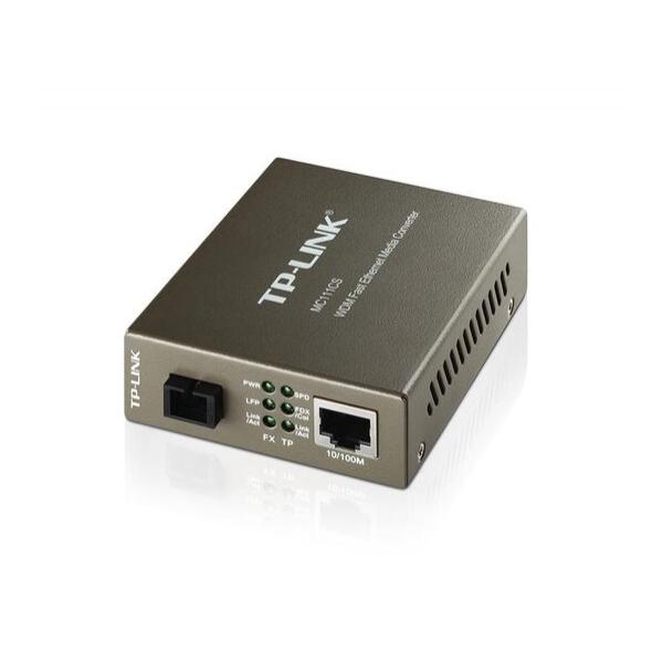 Медиаконвертер TP-Link 100Base-TX-100Base-FX RJ-45-SC, MC111CS