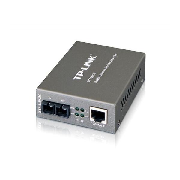 Медиаконвертер TP-Link 1000Base-T-1000Base-SX RJ-45-SC, MC200CM