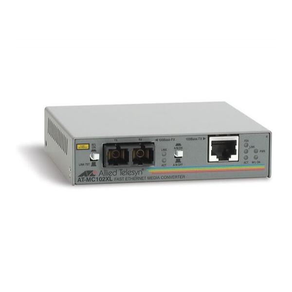 Медиаконвертер Allied Telesis 100Base-TX-100Base-FX RJ-45-SC, AT-MC102XL-YY