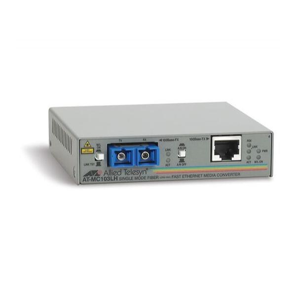 Медиаконвертер Allied Telesis 100Base-TX-100Base-FX RJ-45-SC, AT-MC103LH-60