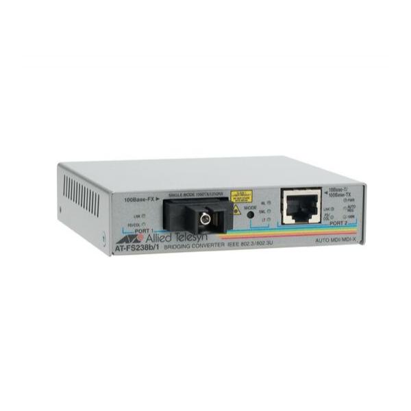 Медиаконвертер Allied Telesis 100Base-TX-100Base-FX RJ-45-SC, AT-FS238B/1-YY