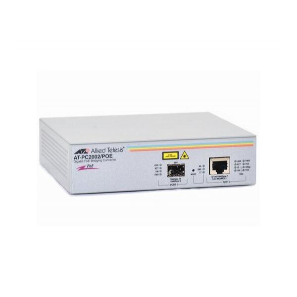 Медиаконвертер Allied Telesis 1000Base-T-1000Base-SX/LX RJ-45-SFP+, AT-PC2002POE-50