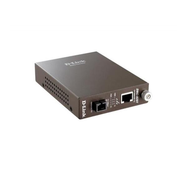 D-Link DMC-920T Медиаконвертер 100BASE-TX по витой паре на 100BASE-FX по одноволоконному одномодовому оптическому кабелю до 20 км