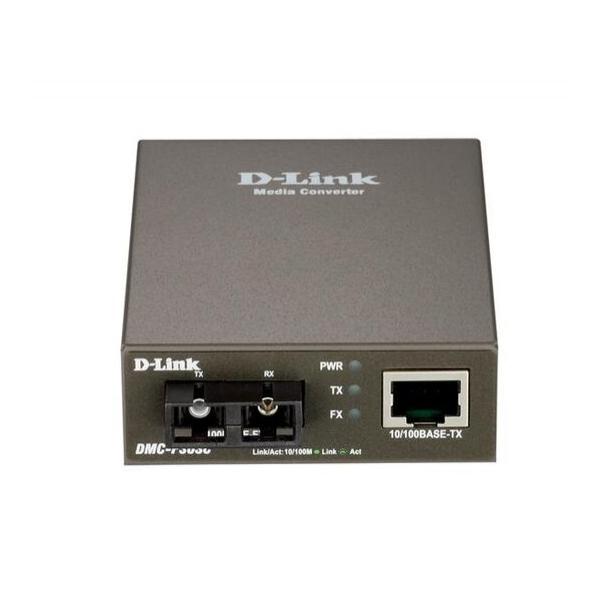 D-Link DMC-F30SC Медиаконвертер из 100BASE-TX по витой паре в 100BASE-FX по одномодовому волокну 30 км SC