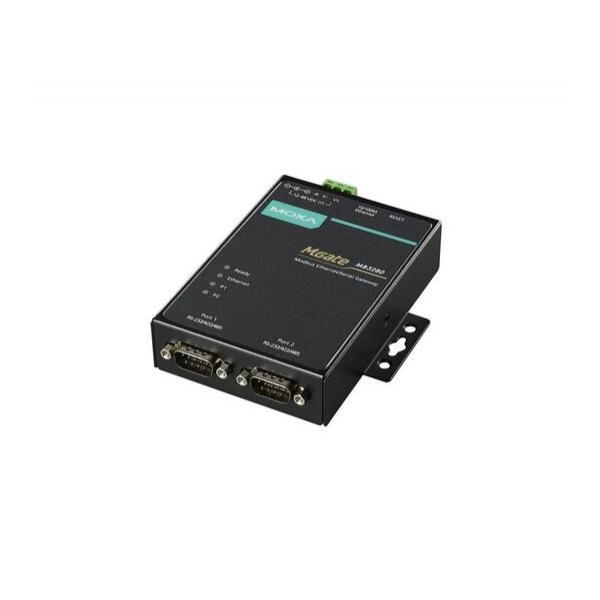 MOXA MGate MB3280 2-портовый преобразователь Modbus RTU/ASCII (RS-232/422/485) в Modbus TCP