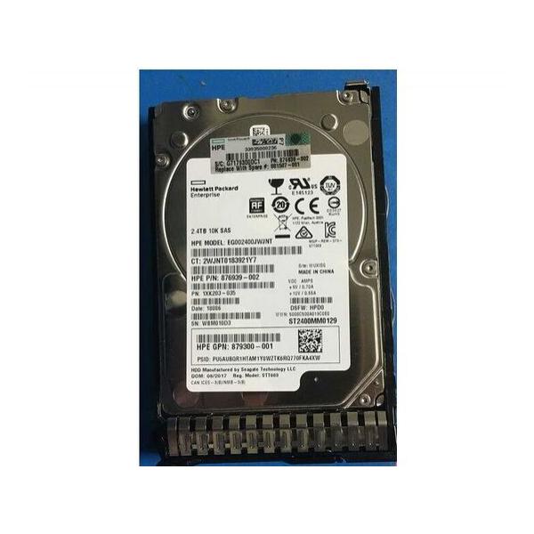 Жесткий диск для сервера Hewlett Packard Enterprise 2.4 ТБ SAS 2.5" 10000об/мин, 12Gb/s, 881507-001