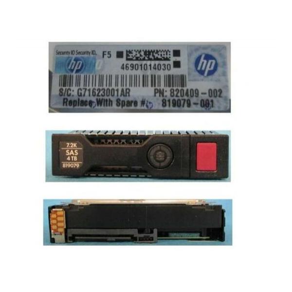 Жесткий диск для сервера Hewlett Packard Enterprise 4 ТБ SAS 3.5" 7200об/мин, 12Gb/s, 819079-001