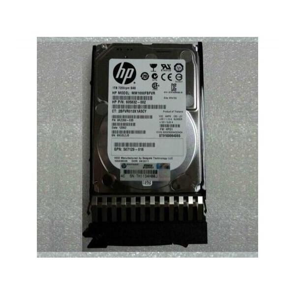 Жесткий диск для сервера Hewlett Packard Enterprise 1 ТБ SAS 2.5" 7200об/мин, 6Gb/s, 605832-002